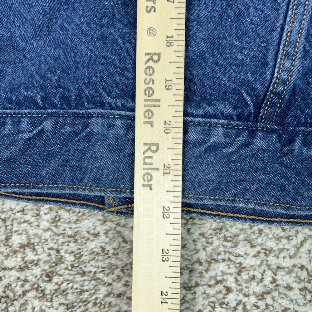 Levis Jacket Womens L Blue Jean Denim Trucker Western Casual Workwear Classic - Picture 9 of 9